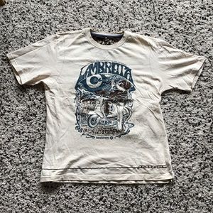 Lambretta Embroidered White T-shirt
